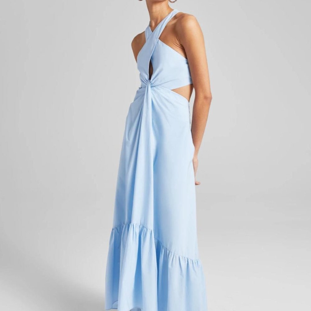A.L.C. Lansbury Cut-Out Halter Maxi Dress